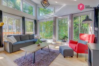 Le Coureur des bois de Portneuf - Private hot tub Pool Sauna Trails - 0