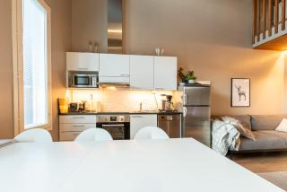 Aurinkorinne - Modern 2BD & Loft, free wifi & sauna - Syöte - 8