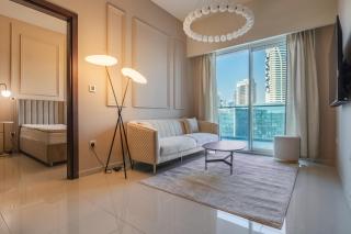 Stylish high floor apartment with Burj View - Dubai - 6