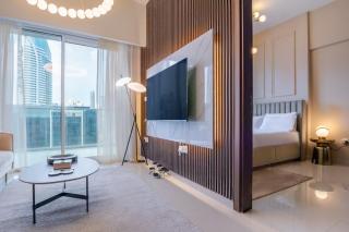 Stylish high floor apartment with Burj View - Dubai - 2