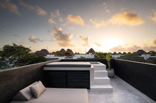 Luxury Twin Villas, 4 Private Pools, 2 Rooftops, BBQ, Near Beach - Tulum - 6