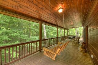 Ole Bear Paw Cabin - Cherry Log GA - Cozy Retreat, Stunning Views, Hot Tub, Outdoor Fire Pit, Porch Swing - Blue Ridge - 5