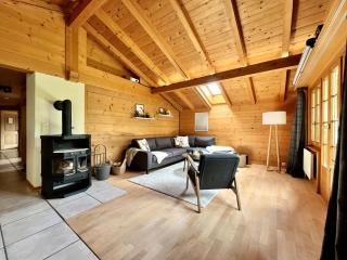 zentrale, gemütliche Wohnung im Schweizer Stil I Bergblick - Adelboden - 4