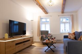Fachwerkfeeling im gesamten EG-hochwertig neu sanierte Fewo im Heideviertel perfekte Innenstadtlage inklusive Parkplatz - Wernigerode - 4