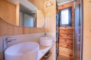 Eco Lodge, terrasse, piscine, Parc du Pilat - Saint-Appolinard - 7