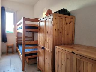 Canet Sud - T2 cabine 4/6 pers - Terrasse - Accès direct plage - FR-1-794-121 - 2