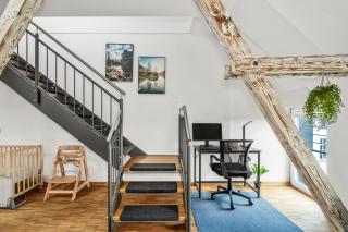 DND Design Loft I 170qm I Parken I Balkon I Workstation I Netflix I Kaffee I Waschmaschine I Trockner I Xbox I Ausblick - Würzburg - 4