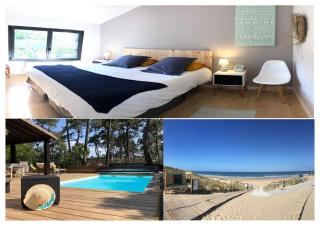 Chambre Privative, Cap Ferret - Piscine Chauffée - Villa Sylhengui - Lège-Cap-Ferret - 4