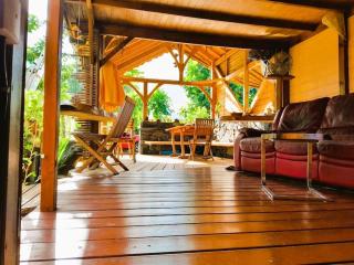 Magnifique maison & bungalow en bois dans jardin tropical proche rivières et forêt - Lamentin - 2
