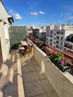 Home F8 - Terrace Paris's view, Eiffel Tower area - París - 1