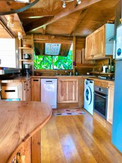 Magnifique maison & bungalow en bois dans jardin tropical proche rivières et forêt - Lamentin - 7