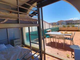 Terrasse ombragée de 30m², 2P, Cabine, Parking, Sète - FR-1-472-203 - Sète - 3