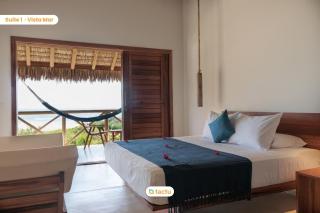 Casa KitePirosca, quartos com vista mar em Fortim - 9