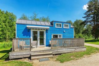 Blauwe Tiny House 6 persoons - Zeewolde - 8