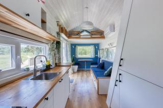 Blauwe Tiny House 6 persoons - Zeewolde - 5
