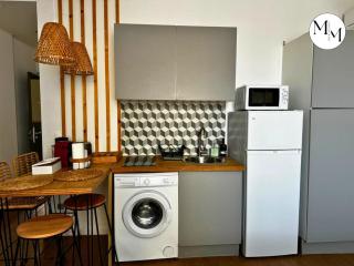 Studio Déco Blancarde 2-3 pers Terrasse Parking Clim - Marselha - 9