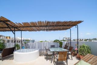 papaya 20 Super central ph2 br with private Rooftop - jacuzzi - Playa del Carmen - 0