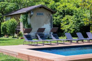 Atypique ancienne gare d'Issigeac,piscine privée,pétante,grand terrain - Issigeac - 0