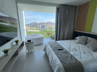 Suite Lujosa con Jacuzzi piso 14 vista al mar - Santa Marta - 6