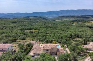 Bastide de Viens - vue Luberon, piscine chauffée, boulodrome - Viens - 8