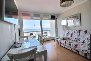 Annonce professionnelle. Agréable Studio cabine 4ème étage front de mer, pour 3 personnes maxi à HARDELOT PLAGE. - Hardelot-Plage - 8