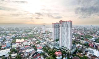 Scenic Studio Room Apartment Vida View Makassar By Travelio - Pampang - 5