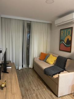 Via Première Flat Apto Varanda Vista Montanha RioCentro Eventos Farmasi Arena Garagem Barra Olímpica - Rio de Janeiro - 1