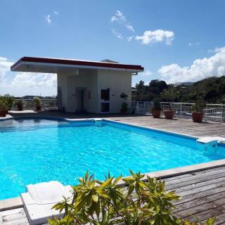 Appartement 2 chambres centre Papeete piscine vue Moorea - Papeete - 4