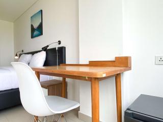 Warm and Comfy Studio at Enviro Apartment By Travelio - Cikarang - 5