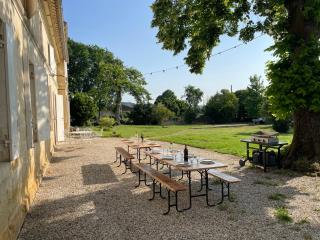 Demeure de charme proche Saint-Emilion - Piscine et Parc - 8