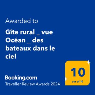 Gîte rural _ vue Océan _ des bateaux dans le ciel - Saint-Denis - 6