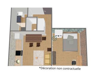 Proche centre, 2 couchages, calme, lumineux - Amiens - 4