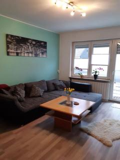 Ferienwohnung Philippi - Moselblick mit großer Dachterrasse, 75 qm, Hunde willkommen - Mehring - 8