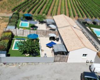 En Ardèche, gîte L'Odyssée climatisé avec sa piscine privée et chauffée - Joyeuse - 4