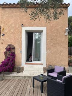 chambre et salle de bain indépendantes à 200m de la plage de Fabrégas - 2