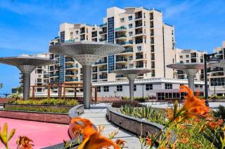 شقة غرفتين وصالة في داون تاون العلمين مع اكسس للشاطئ - 0