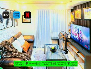Elegant Corner Unit 2BR Condo with King Bed, Pool, Jacuzzi, LiveTV,HBO Max, 270 Mbps & Free Parking Near MOA - Manila - 8