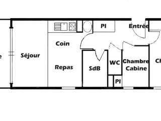 Appartement 3 pièces avec terrasse aux Saisies - 6 pers, 37m² - FR-1-293-298 - Hauteluce - 9