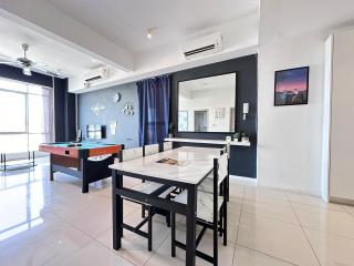 reSTARY - Music, Sutera Avenue Infinity Pool - Imago Opposite - KK City- 2BR,8Pax 来沙旅 歌唱主题公寓 - 无边际日落海景泳池 - Imago商场对面 - KK市中心 - 2房8人 - 9