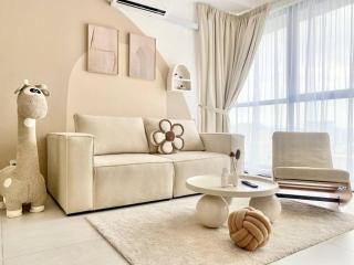 Urban Suites #Soft creamy #Infinity Pool #local neighbourhood #4pax #2BR 2bath #2Queen #Quality well maintained #Private host - Jelutong - 8