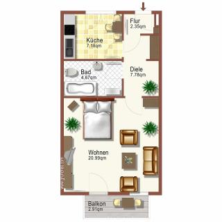 Appartementanlage Ostseeblick - Fewo Fehmarn 22 - Kühlungsborn - 7
