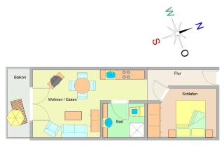 Appartementhaus Meeresblick Fewo 2 10 - Kühlungsborn - 7