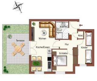 Villa Rerik Haus 1 Fewo 4 - 7