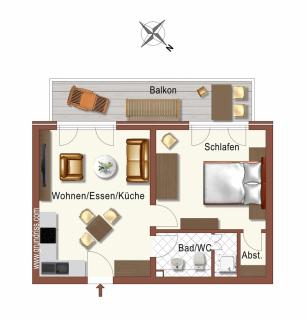 Residenz Leuchtturm Haus 2 Fewo 18 - STORCHENNEST - Rerik - 7