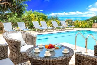 Mare Blue Villas Heated Pool - Kournás - 2
