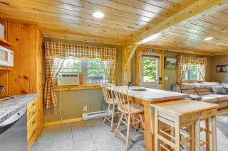 Rustic Cabin in West Danville with Deck and Fire Pit! - 3