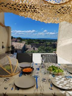 Cœur de village, vue sur le Luberon - Lagnes - 9