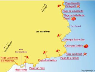 Studio et cabine, 4 personnes,mer, piscine, tennis, les issambres - Roquebrune-sur Argens - 8