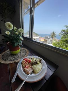 Casa de praia no Leme vista para o mar no morro Babilônia - Rio de Janeiro - 4