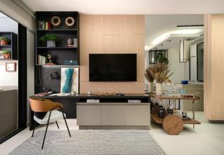 Flat de Luxo Decorado, com Lava Louças - Campo Grande - 9